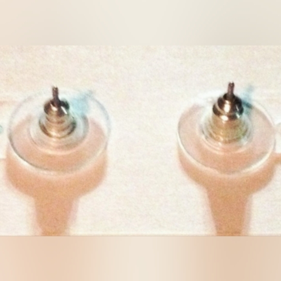 NWT! Gorgeous Pink Asymmetric Gem Dangle Earrings! - Picture 8 of 8